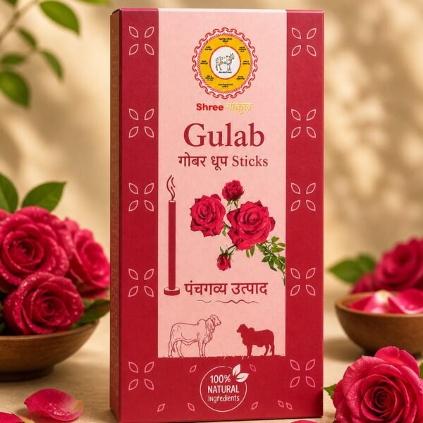 Gulab Panchgavya Dhoop Stickcs