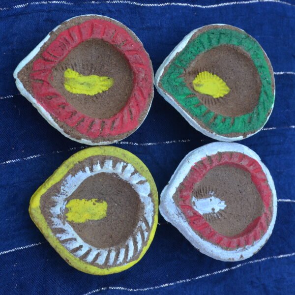 Panchgavy Flotting Diya(Multy Colour)