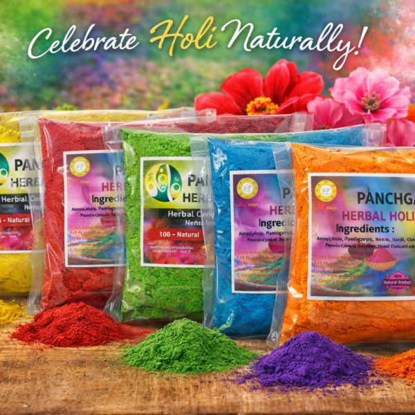 Panchgavya Natural Herbal Colour (5 Colours)