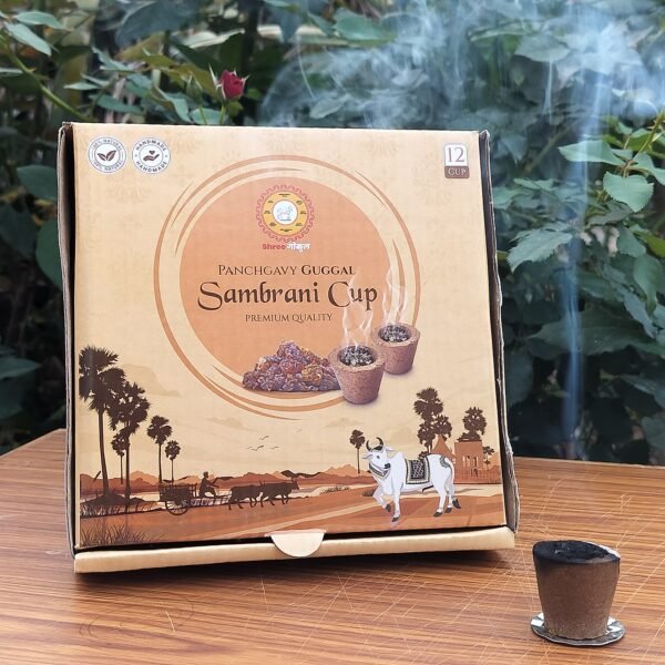 Panchgavy Gugal Samrani Dhoop Cup(12 Pcs)